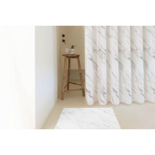 Marble Bath Mat - White