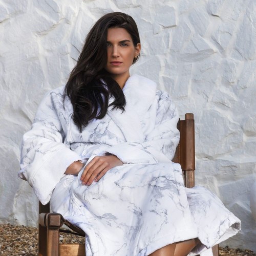 Μπουρνούζι Unisex Graccioza Mabel - White