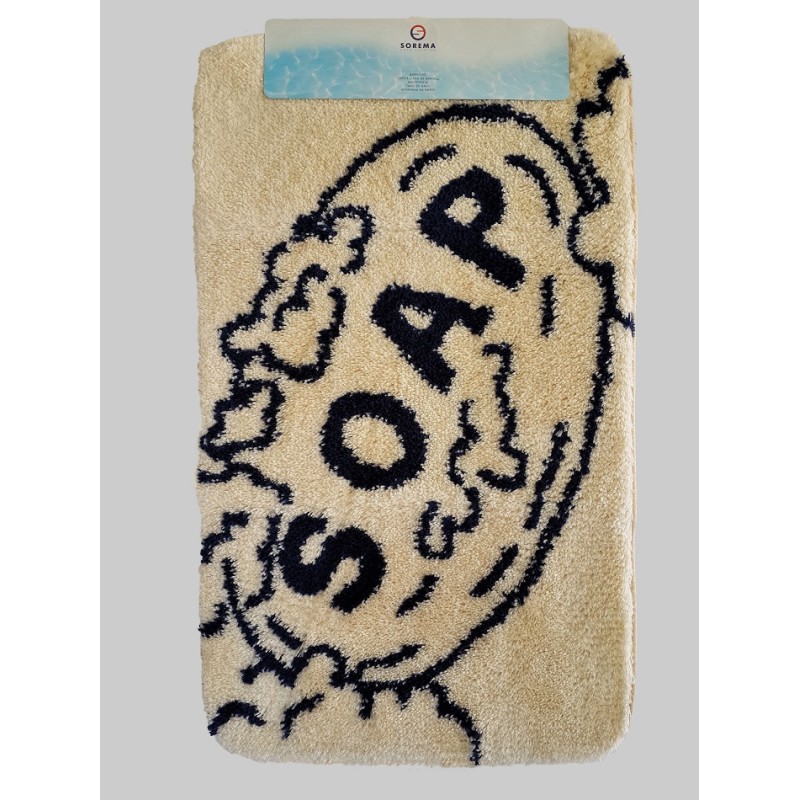 Χαλάκι Μπάνιου Soap  - Εκρού