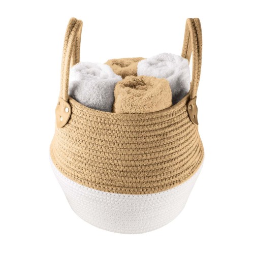 Patch Basket XL 30x30x34,5 cm - Beige