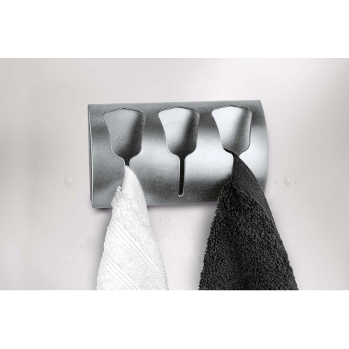 Triple Tulip Hooks From Metal - Profiles In Chrome Optic