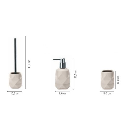 Golden Crackle Wc Brush - Terracotta 