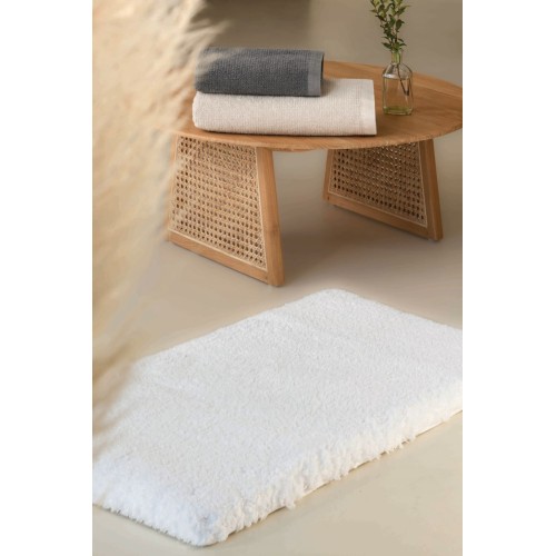 Feel Bath Rug - White