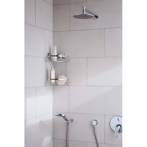 Levana Double Basket Triangular - Silver