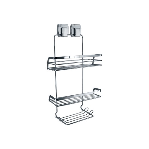 Levana Double Basket Rectangular - Silver