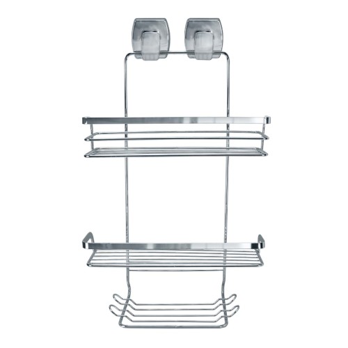 Levana Double Basket Rectangular - Silver
