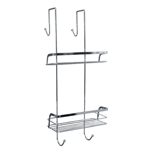 Leona Double Basket Rectangular - Silver
