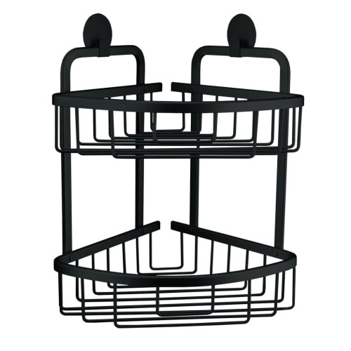 Rocco Double Basket triangular - Black