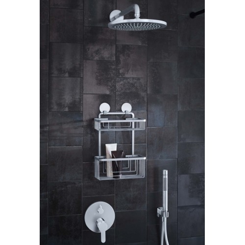 Rocco Double Basket rectangular - Black