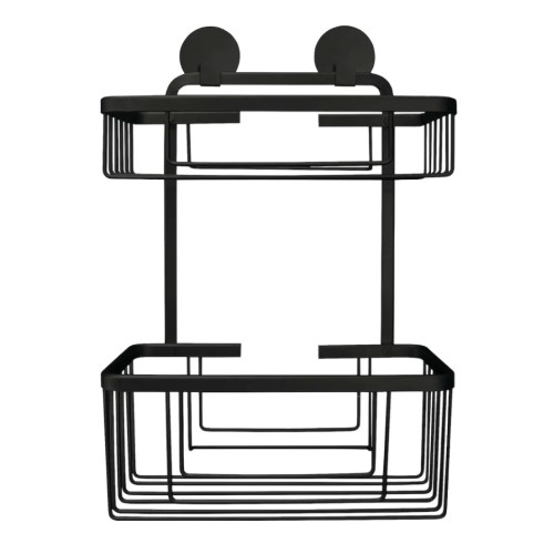 Rocco Double Basket rectangular - Black