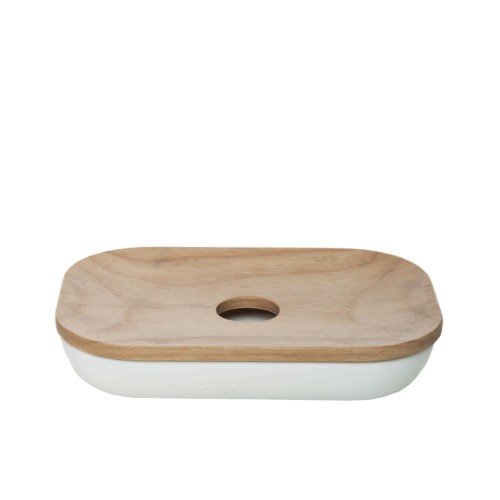Cedro Soap Dish - White