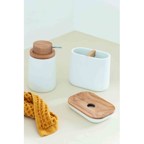 Cedro Soap Dish - White