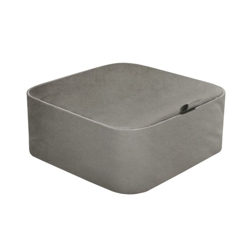 Cosmetic Organizer Covella Από Polyester Satin - Γκρι