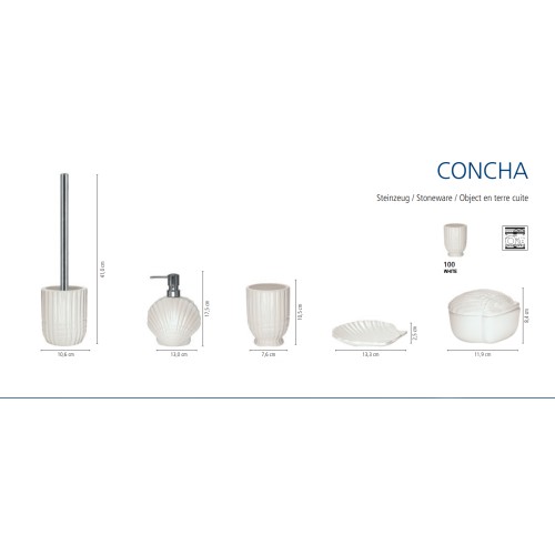 Concha Tumbler - White