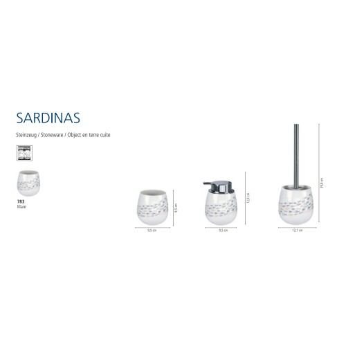 Sardinas Soap Dispenser - Steelblue
