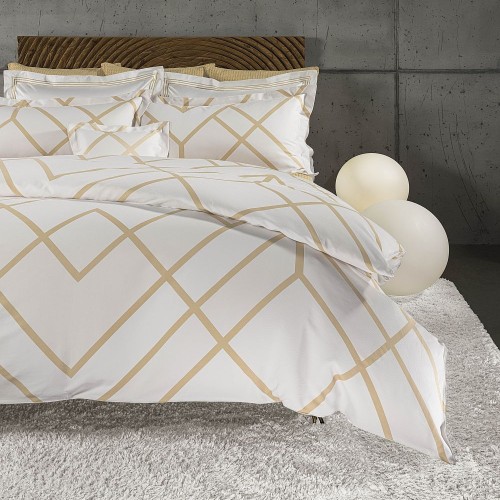 Celso De Lemos Charleston Jacquard Bed Linen - White(100)