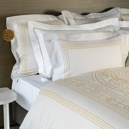 Celso De Lemos Versailles Jacquard Bed Linen  - Miel(800)