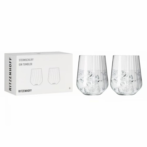 Sternschliff Gin Tumbler Set #2 - Transparent