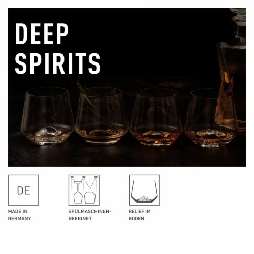 Ποτήρι Whisky Deep Spirits Tumbler #2 – DIAMOND - Διάφανο