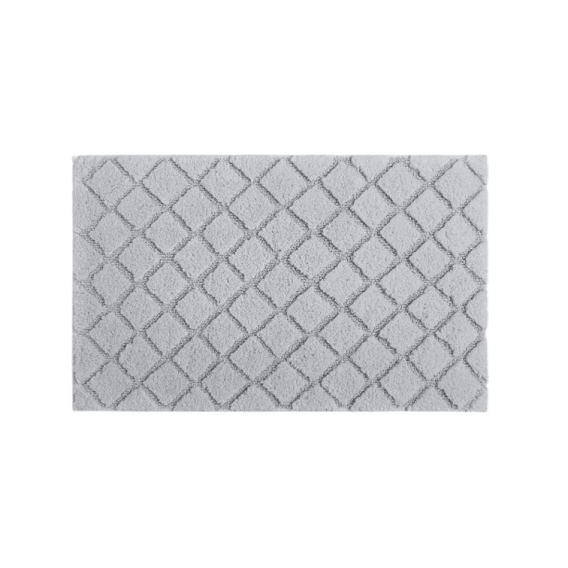 Crystal Bath Mat - Silver