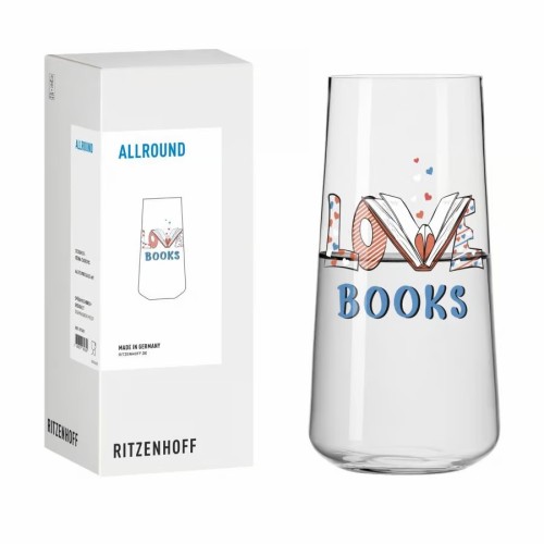 Πολυχρηστικό Ποτήρι Books #1 - Πολύχρωμο