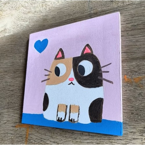Καδράκι Patchwork Kitty