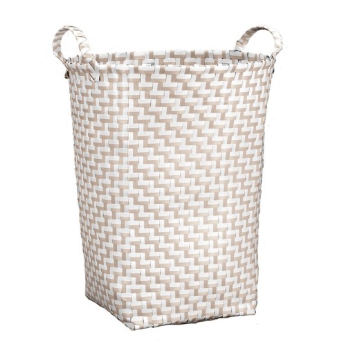 Double Laundry Basket - Beige