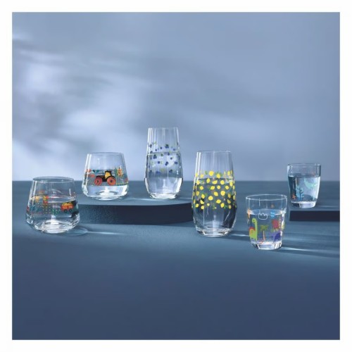 Farm Water Glass Set #2 #3 - Transparent
