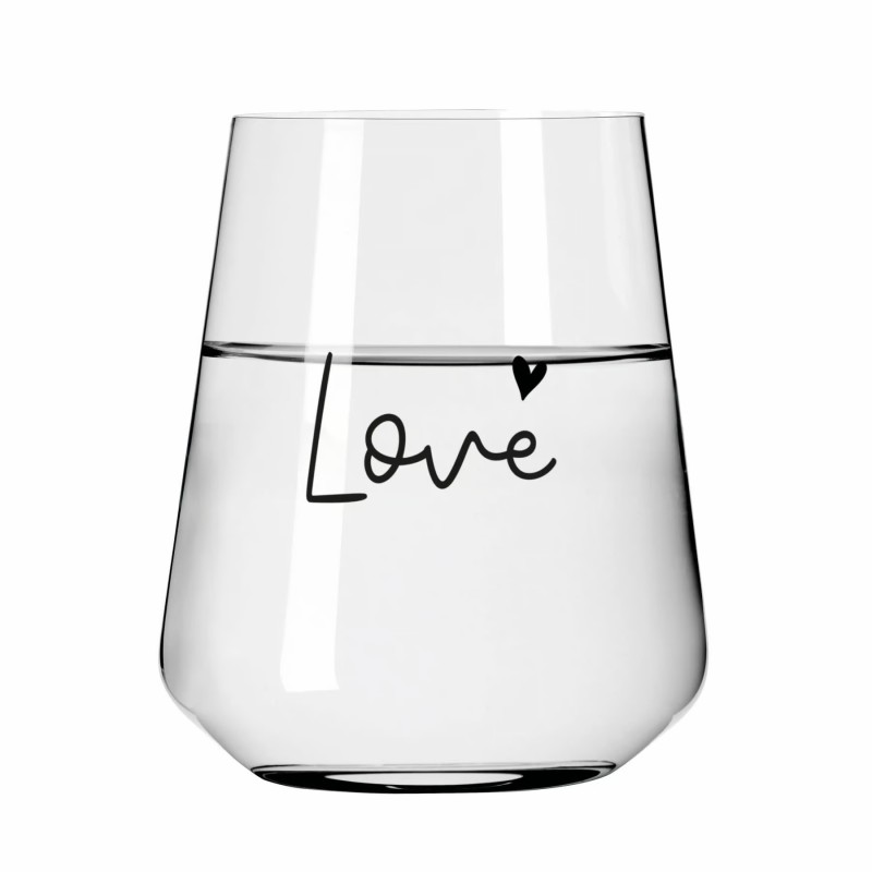 Πολυχρηστικό Ποτήρι Love #2 - Μαύρο