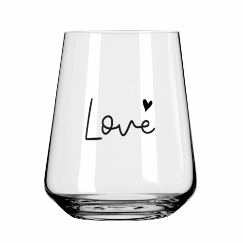 Πολυχρηστικό Ποτήρι Love #2 - Μαύρο