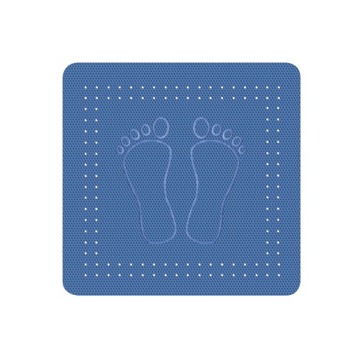 Foot Safety Mat  - Steelblue